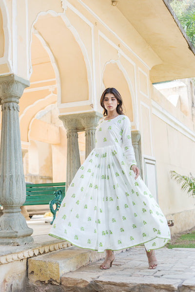 Mahim White Dress Gulabo Jaipur