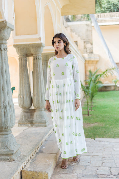 Mahim White Dress Gulabo Jaipur