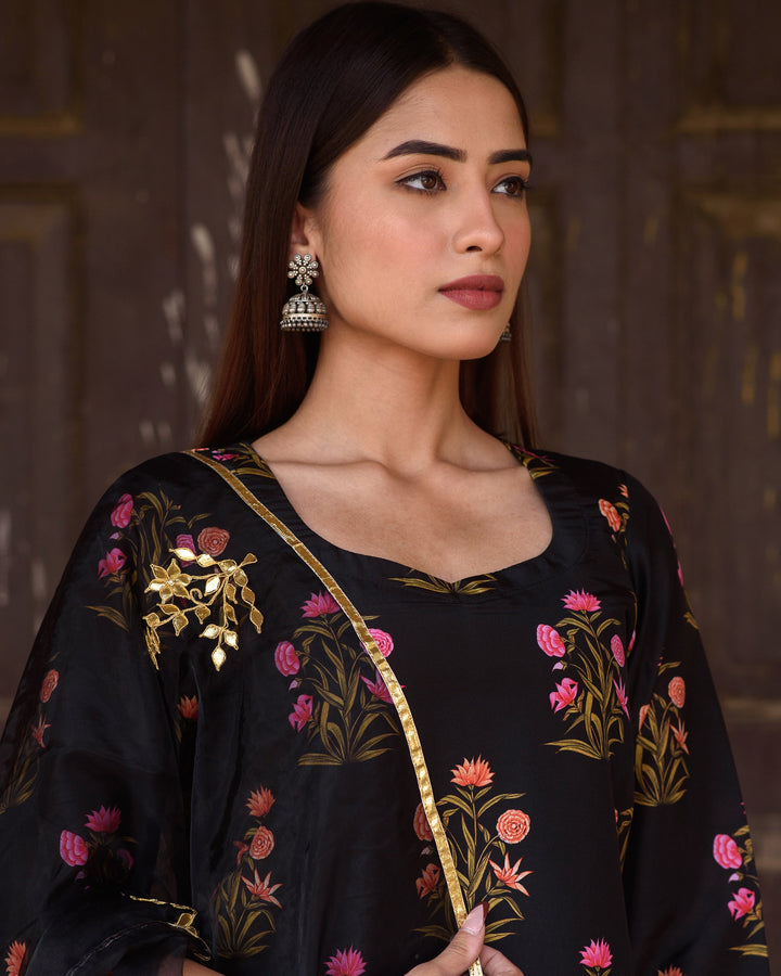 Mehnaaz Black Set Gulabo Jaipur