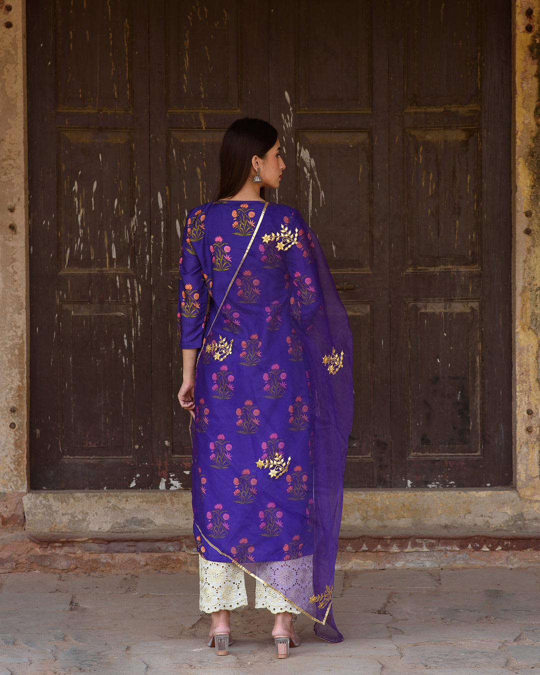Mehnaaz Purple Set Gulabo Jaipur