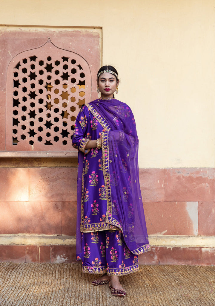Mehreen Purple Set Gulabo Jaipur