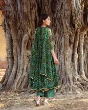 Naaz Emerald Anarkali Kurta Set With Dupatta 3