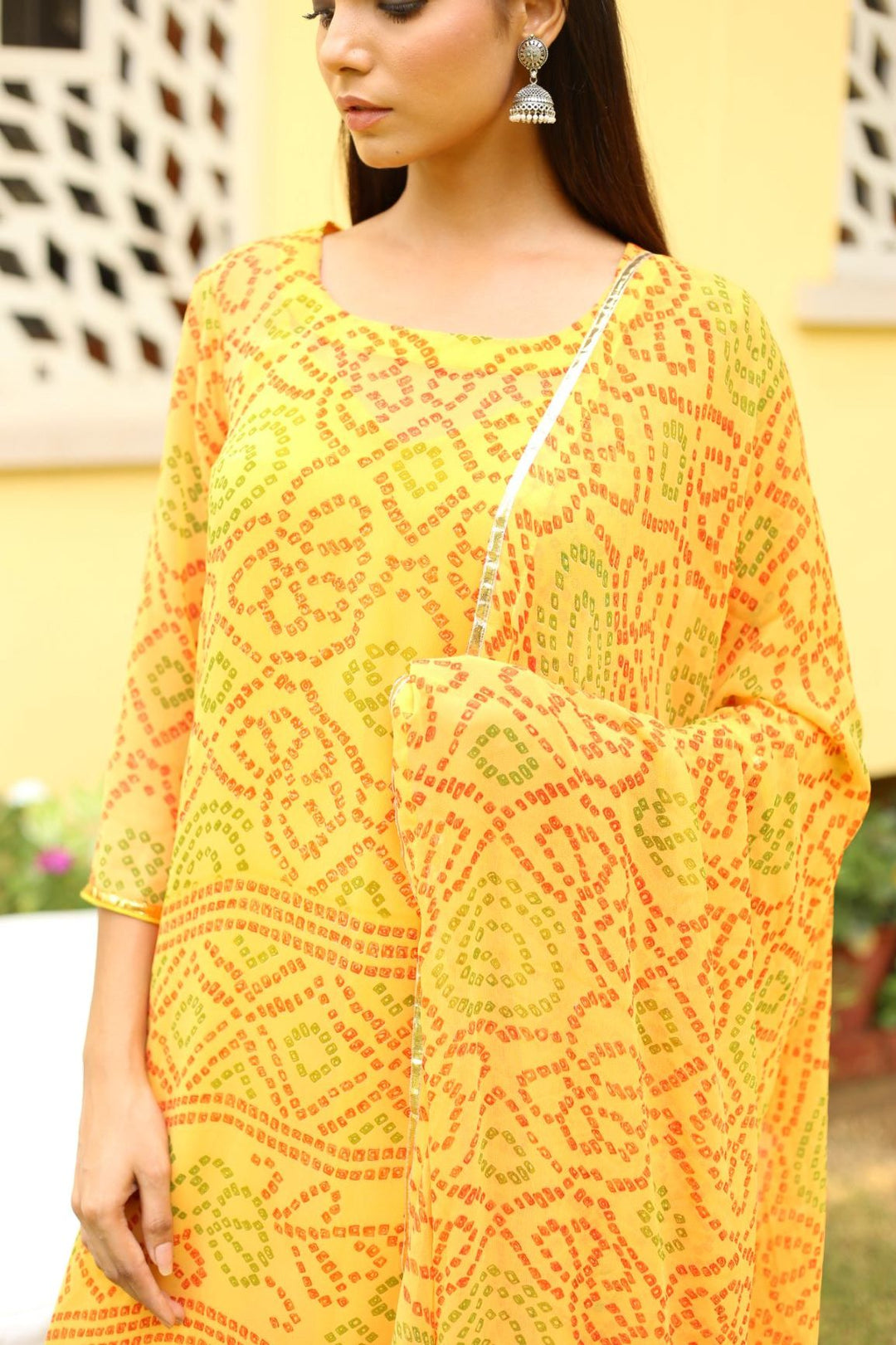 Naaz Yellow Straight Set Gulabo Jaipur