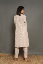 Naina Grey Floral Embroidered Set With Pants 4