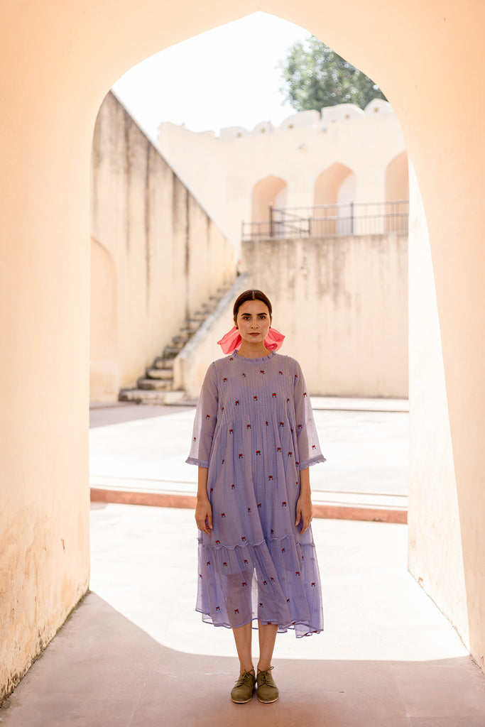 Nayn Aqua Dress Gulabo Jaipur