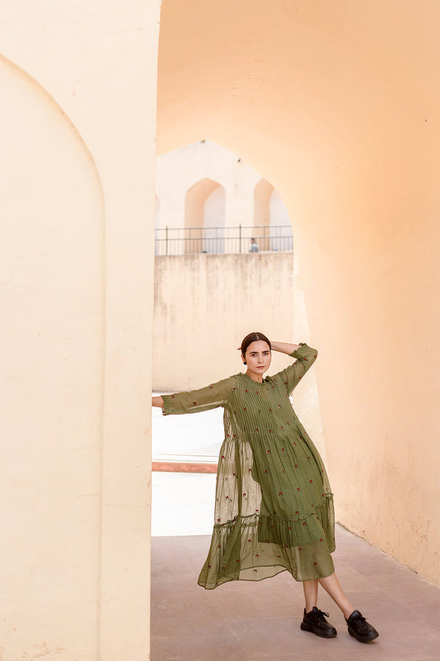Nayn Green Dress