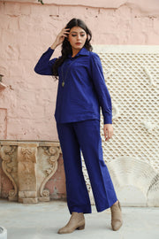 Nia Blue Co-ord Set Gulabo Jaipur
