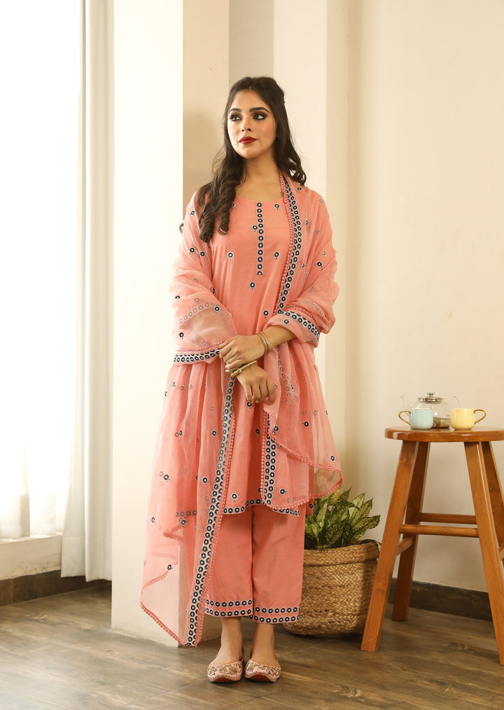 PANCHI PEACH SET Gulabo Jaipur