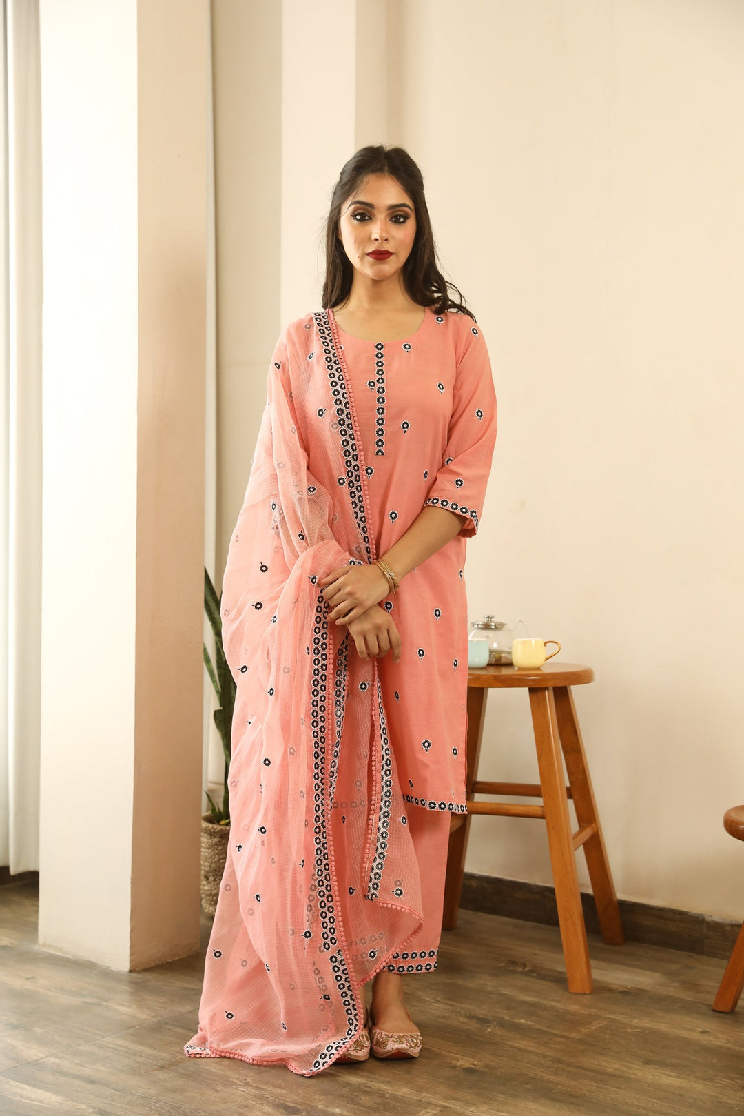 PANCHI PEACH SET Gulabo Jaipur