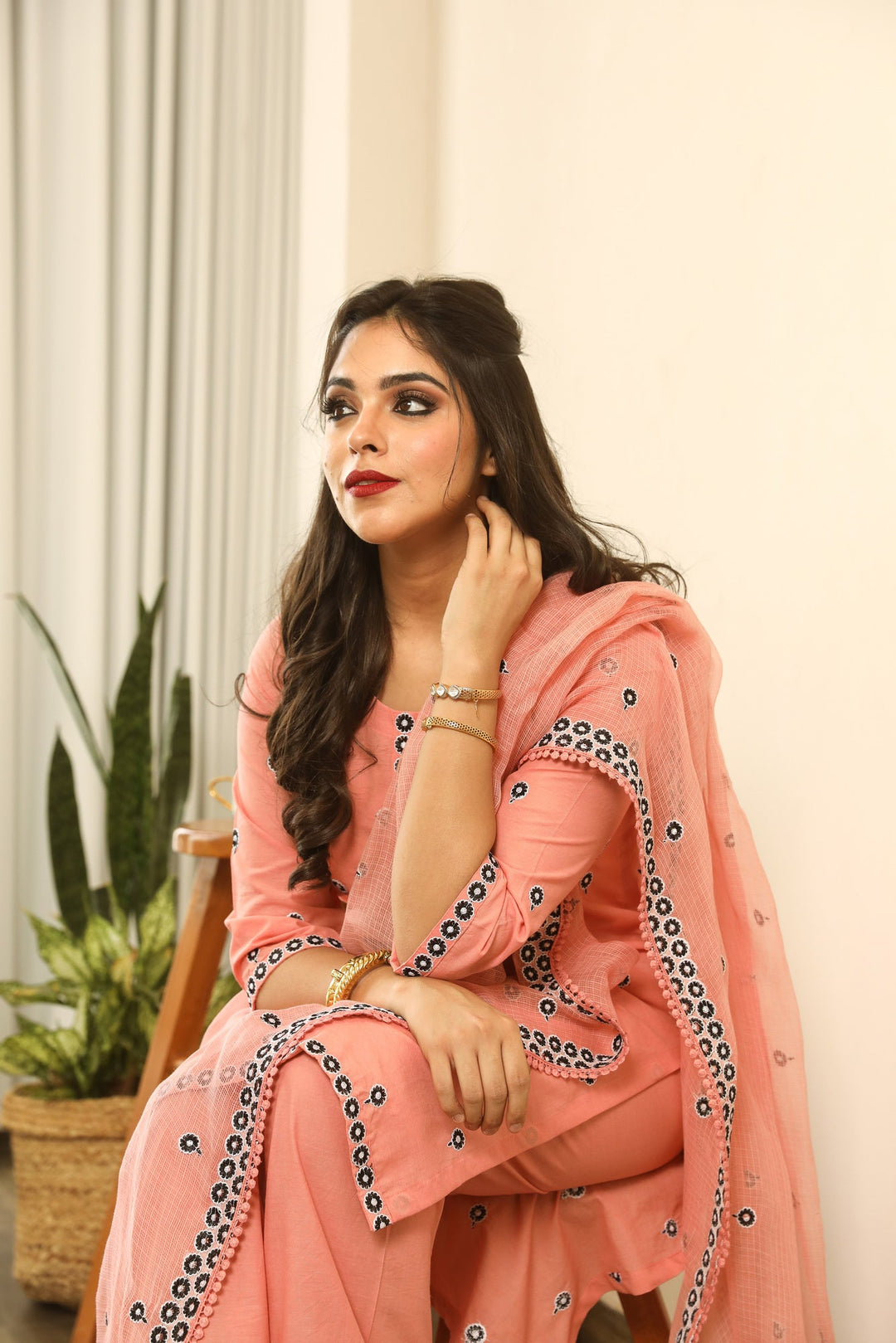 PANCHI PEACH SET Gulabo Jaipur