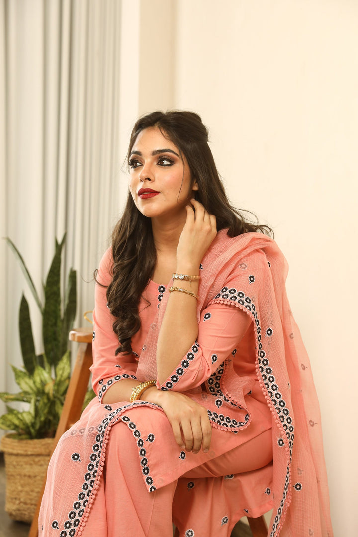 PANCHI PEACH SET Gulabo Jaipur