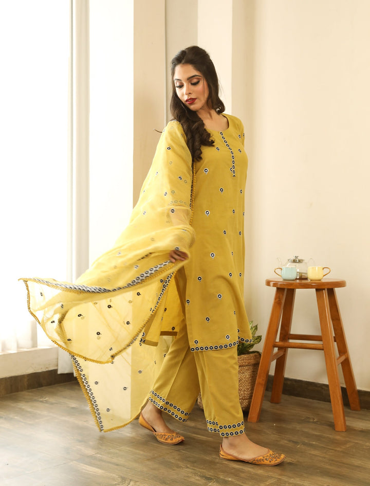 PANCHI YELLOW SET Gulabo Jaipur