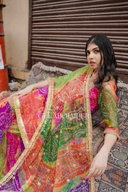 Qala Pink Sharara Set 5