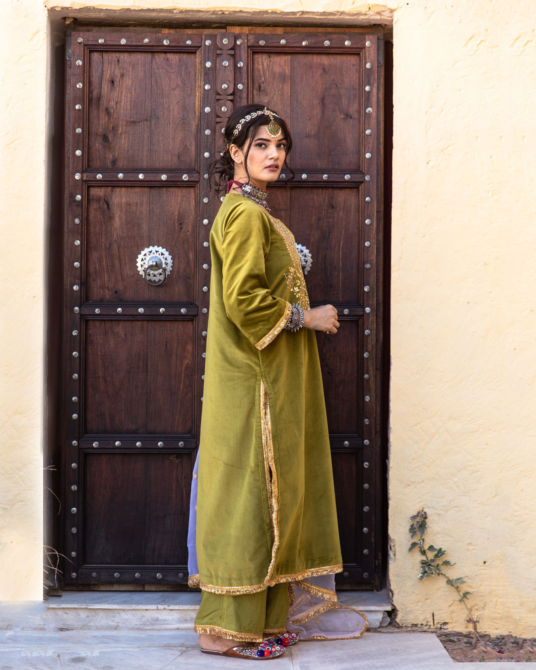 ROSA GREEN SET Gulabo Jaipur