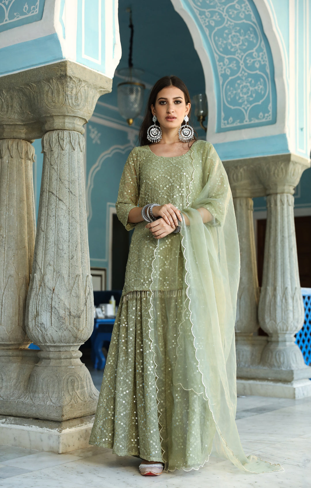 RaatRani Green Set Gulabo Jaipur