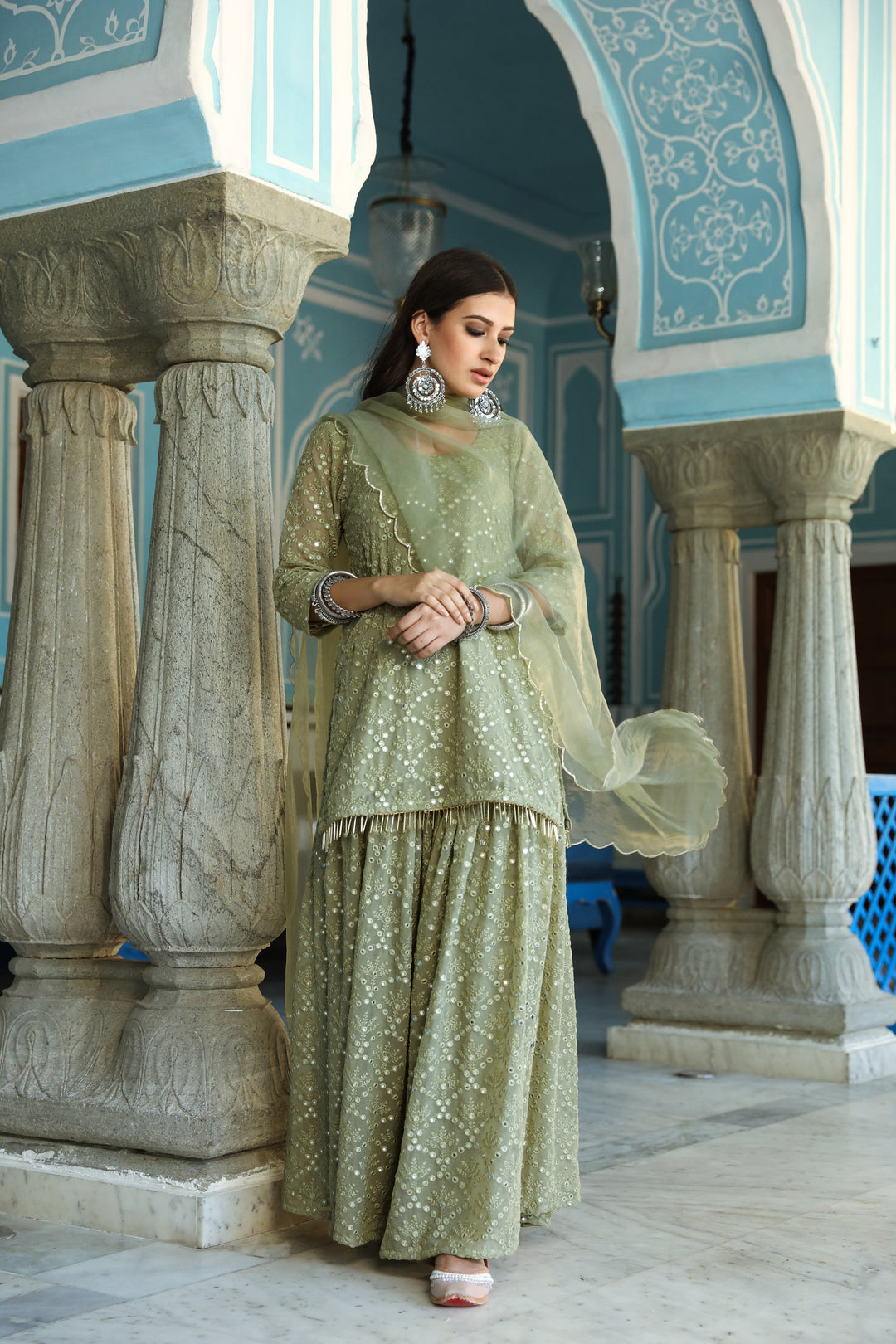 RaatRani Green Set Gulabo Jaipur