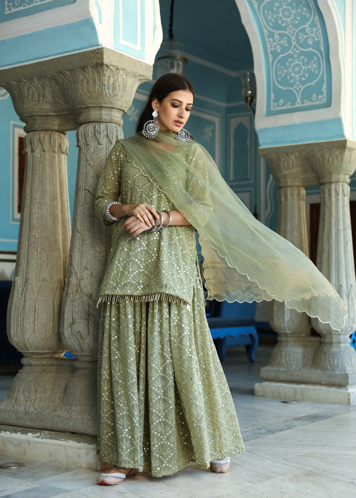 RaatRani Green Set Gulabo Jaipur