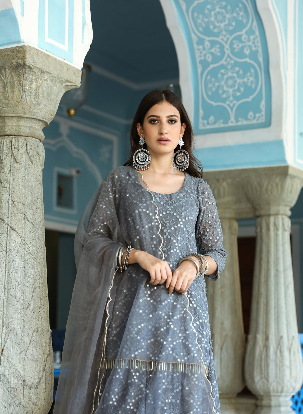 RaatRani Grey Set Gulabo Jaipur