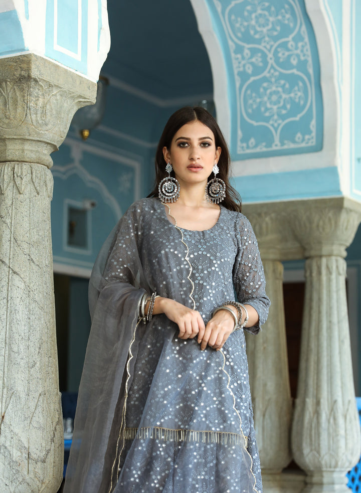 RaatRani Grey Set Gulabo Jaipur