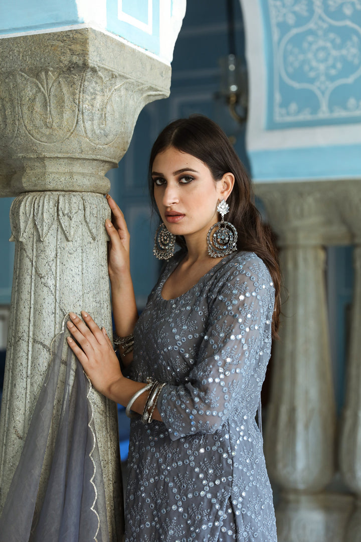 RaatRani Grey Set Gulabo Jaipur