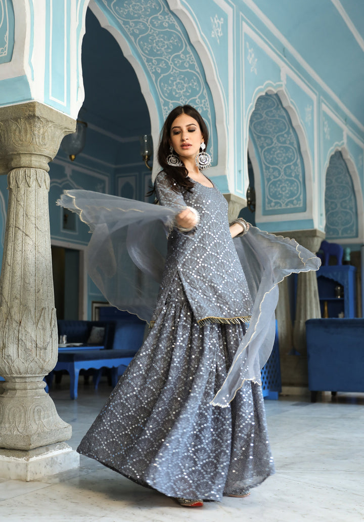 RaatRani Grey Set Gulabo Jaipur