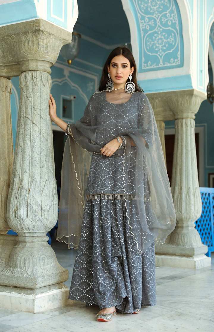 RaatRani Grey Set Gulabo Jaipur