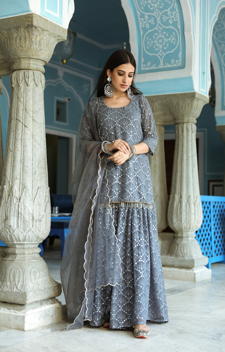 RaatRani Grey Set Gulabo Jaipur