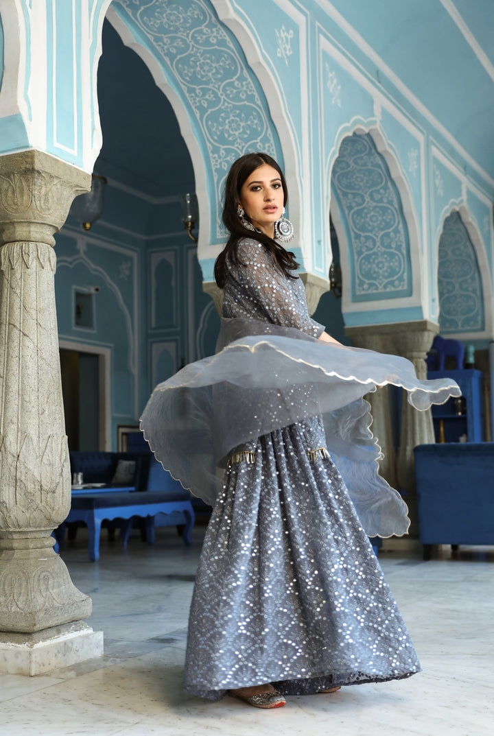 RaatRani Grey Set Gulabo Jaipur