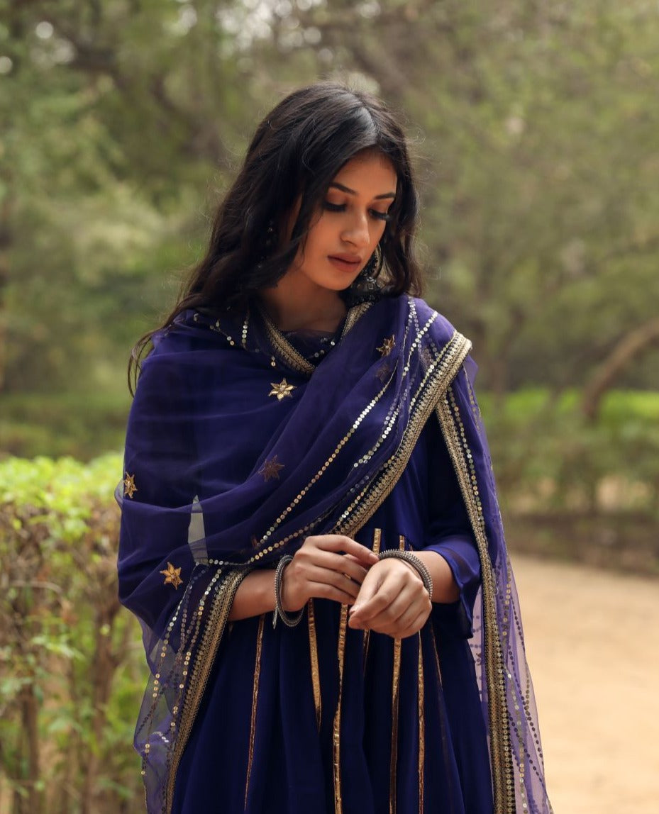 Resham Blue Set Gulabo Jaipur