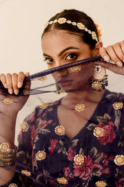Ruby Blue  Anarkali Set 6