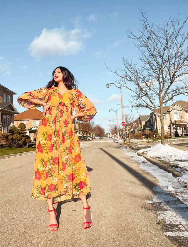 Ruby Yellow  Dress