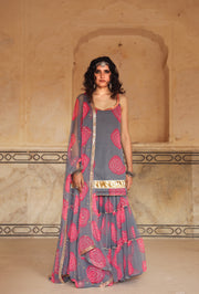 SHINAZ GREY SET Gulabo Jaipur