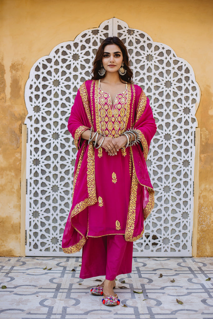 SHIZA PINK SET Gulabo Jaipur