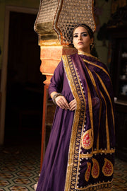 Shri Purple Anarkali Set 1