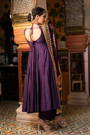 Shri Purple Anarkali Set 6