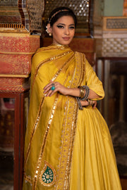 Shri Yellow Anarkali Set 3