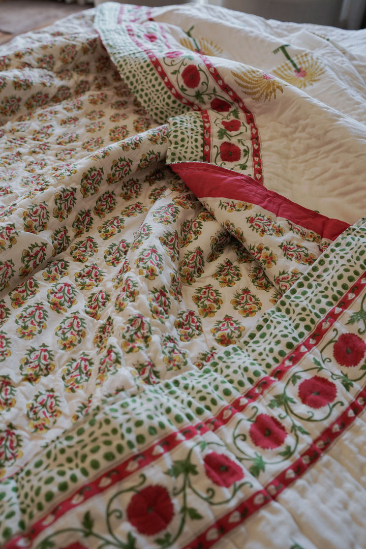 YELLOW PALM QUILT