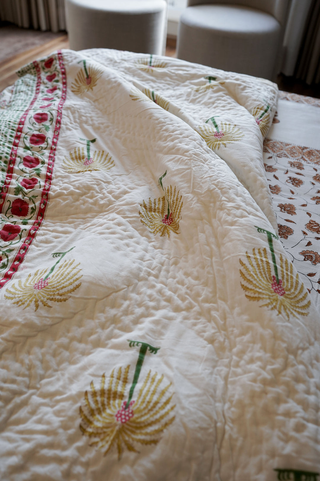 YELLOW PALM QUILT