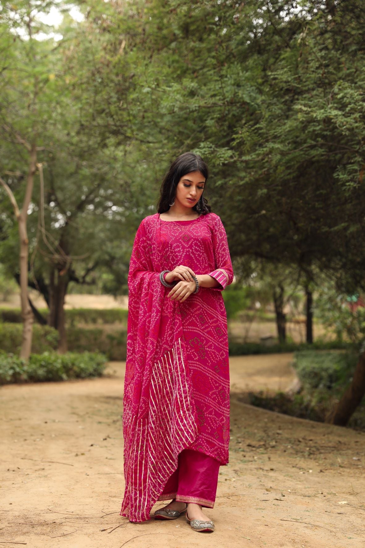 Sama Pink Straight Set Gulabo Jaipur