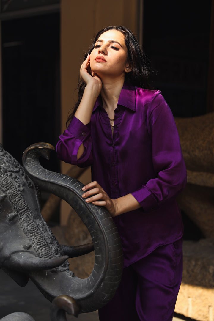 Selena Purple Co-ord Set Gulabo Jaipur