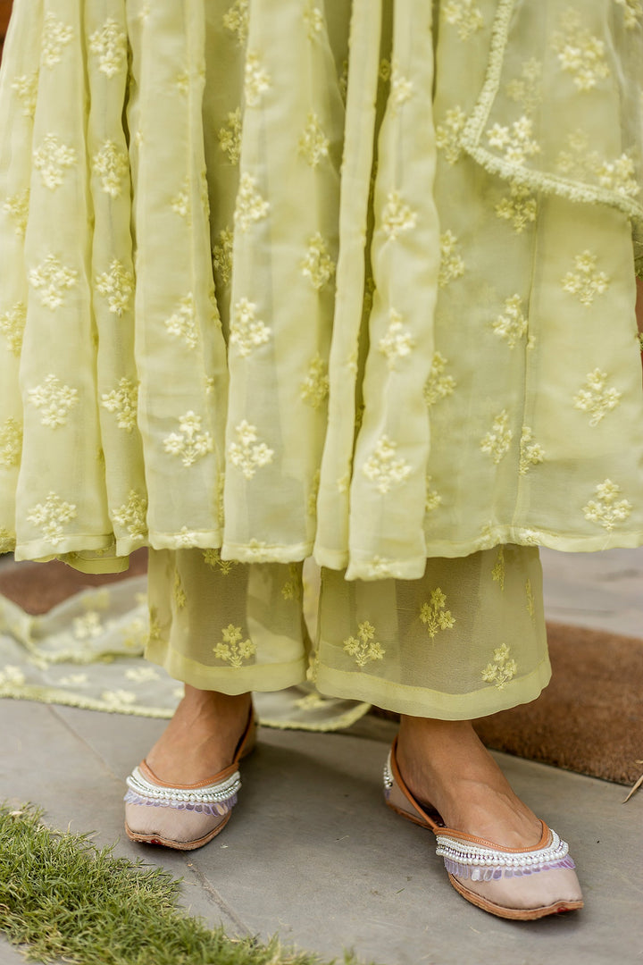 Suhana Pista Anarkali Set Gulabo Jaipur