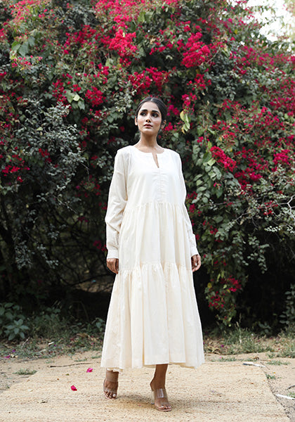 TIA WHITE DRESS Gulabo Jaipur
