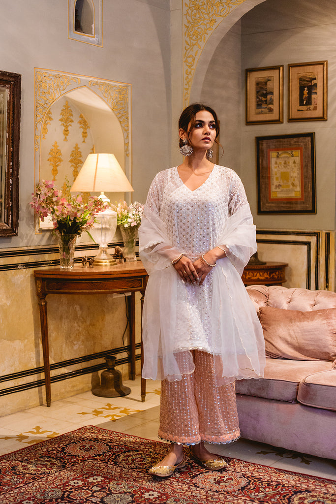 UZMA WHITE SET Gulabo Jaipur