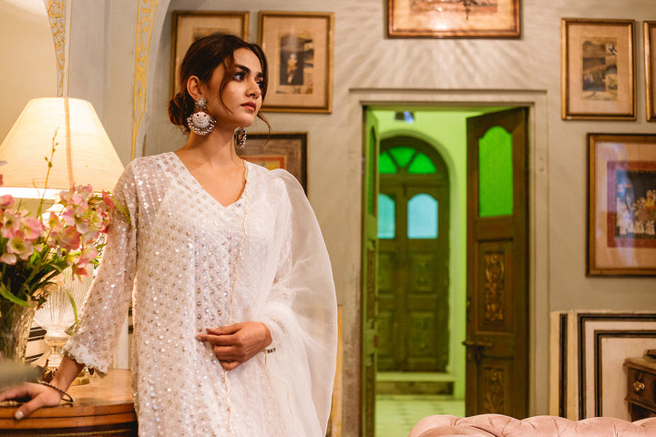 UZMA WHITE SET Gulabo Jaipur