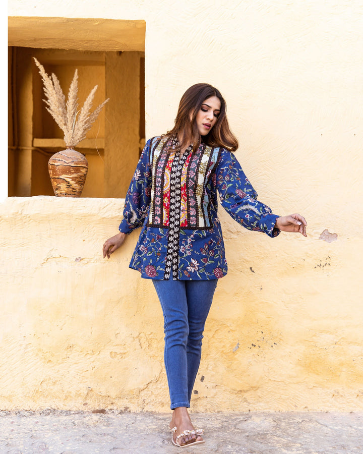 ZIA BLUE TOP Gulabo Jaipur