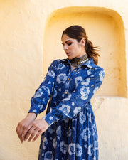 Zola Indigo Cotton Dress 5